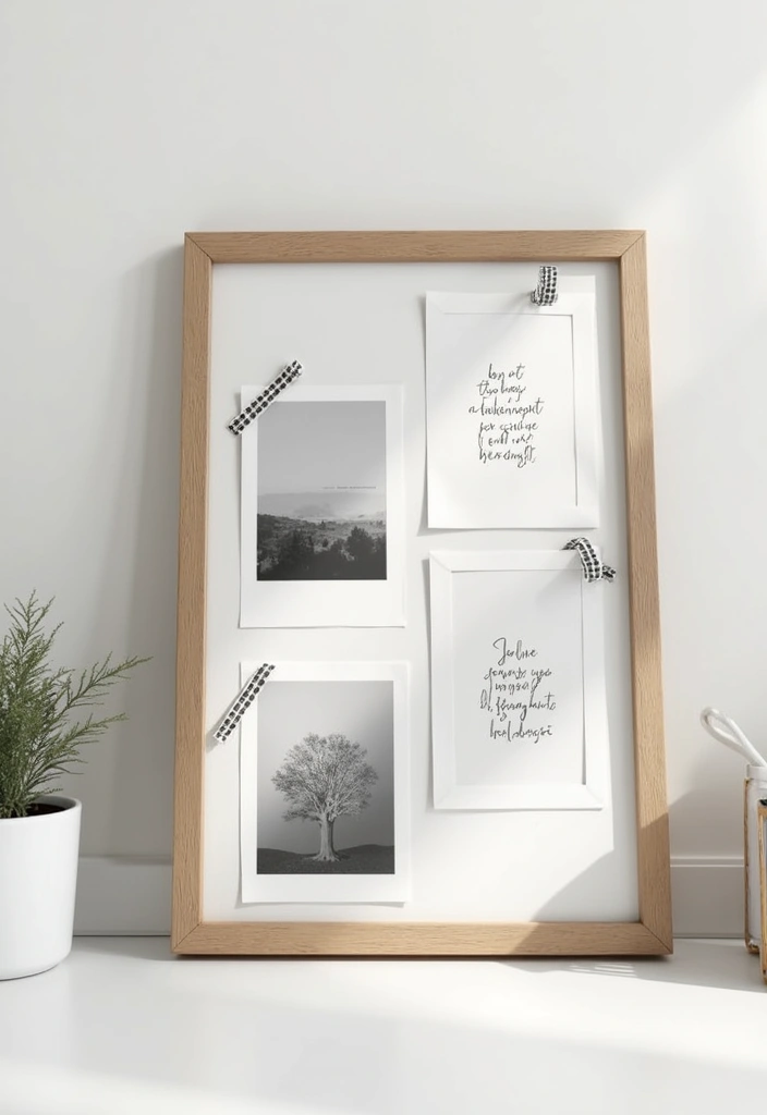 25 Bulletin Board Ideas Bedroom That Keep You Inspired Daily - 2. The Minimalist Inspiration Board