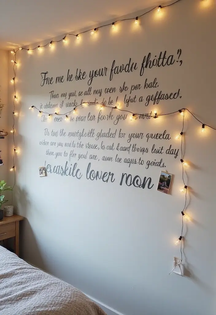 25 Bulletin Board Ideas Bedroom That Keep You Inspired Daily - 5. The Quote Wall