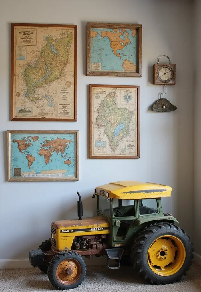 25 Farm Bedroom Ideas for Boys That Bring Country Vibes Indoors - 14. Adventure-Themed Accessories