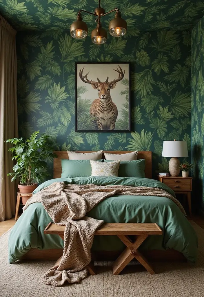 25 Kids Room Ideas for Girls Bedroom That Feel Magical - 11. Adventure in the Jungle