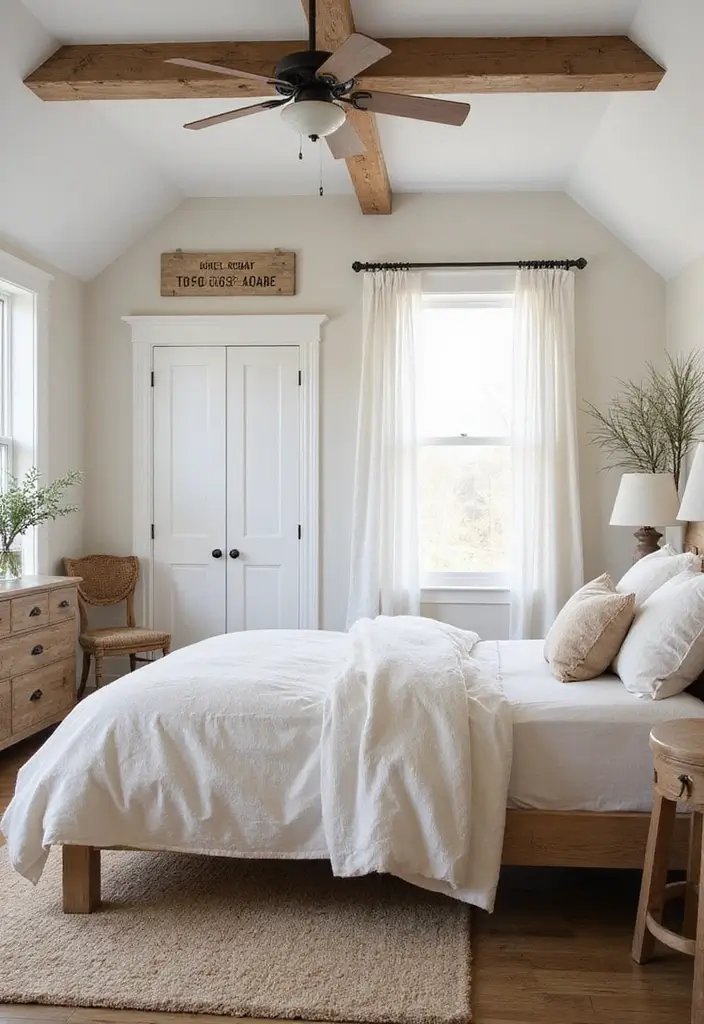 25 Kids Room Ideas for Girls Bedroom That Feel Magical - 19. Cozy Farmhouse Retreat