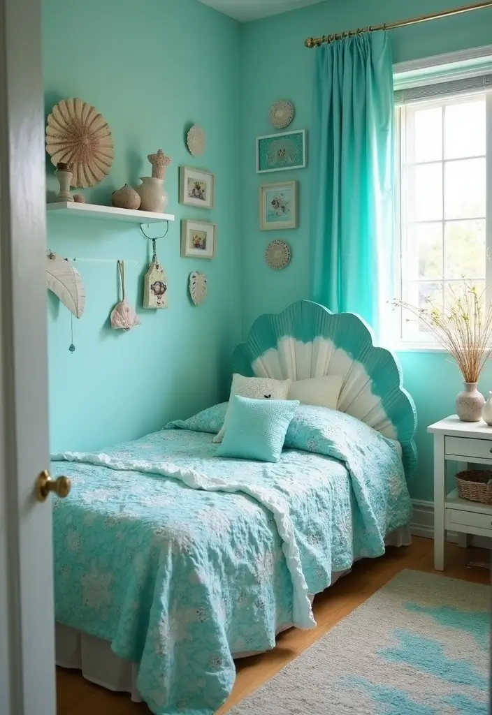 25 Kids Room Ideas for Girls Bedroom That Feel Magical - 3. Magical Mermaid Cove
