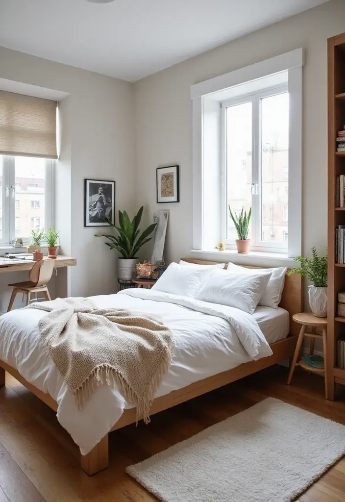 25 Malm Bedroom Ideas White That Feel Simple & Scandinavian - 8. Functional Spaces