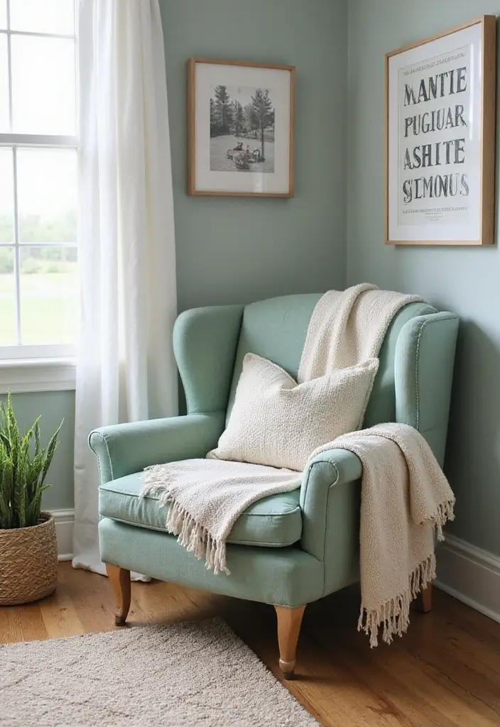 25 Mint Green Bedroom Ideas That Feel Cool & Refreshing - 12. Mint Green Accent Chairs