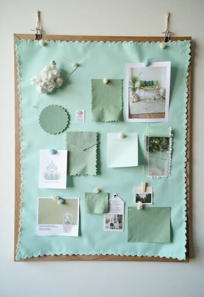 25 Mint Green Bedroom Ideas That Feel Cool & Refreshing - 25. Mint Green Inspiration Board