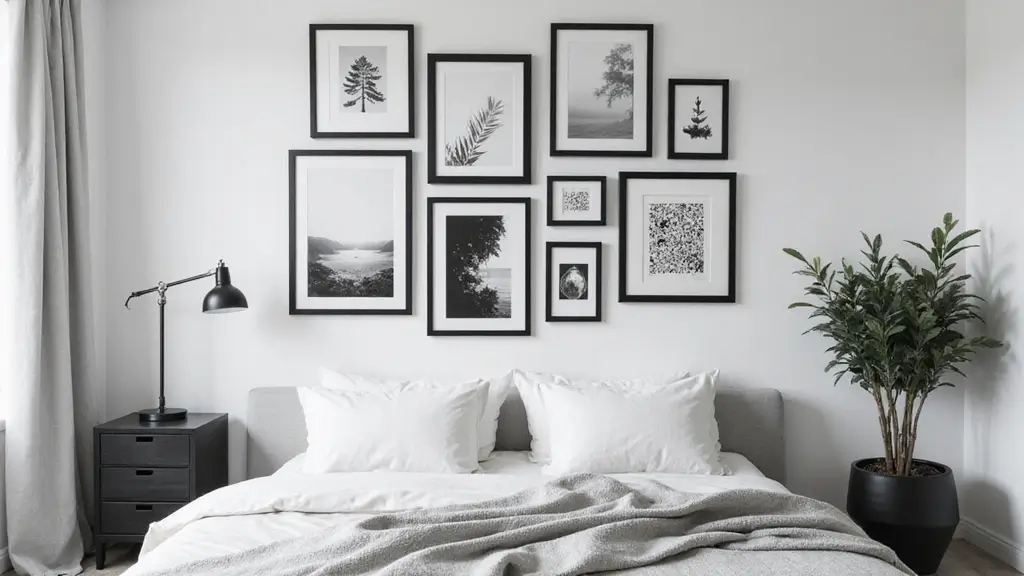 25 Picture Wall Ideas Bedroom Aesthetic Black and White That Inspire You