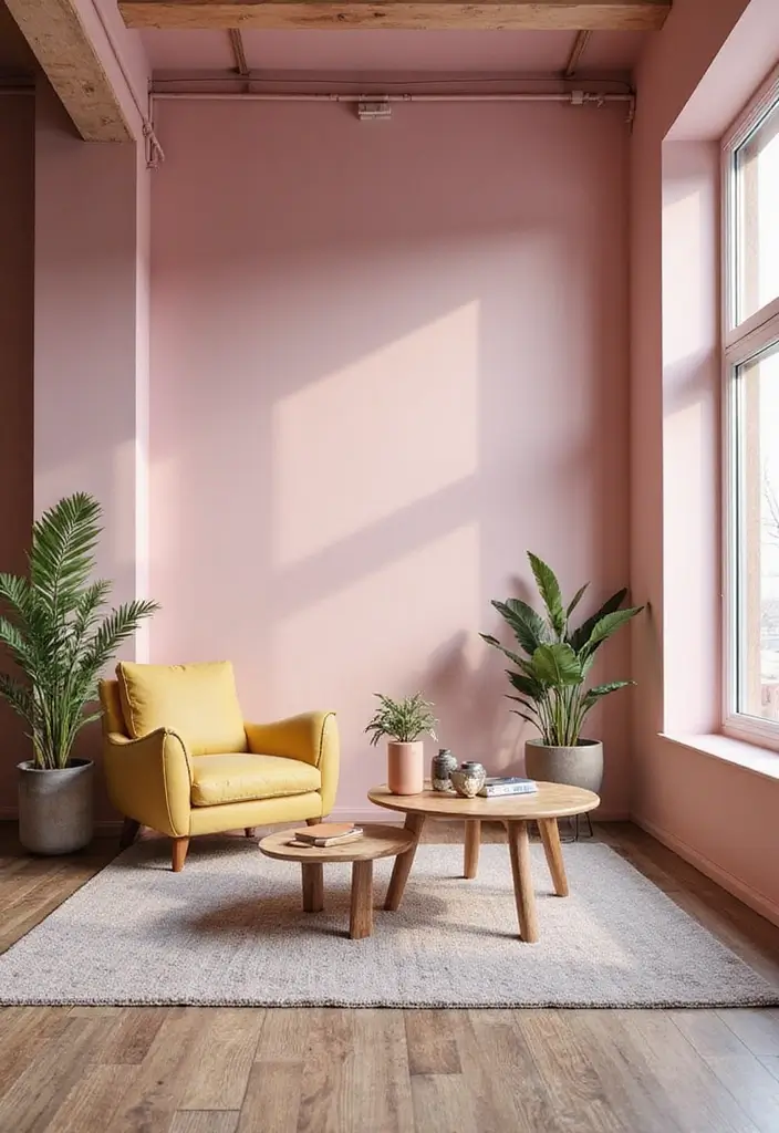 25 Pink Walls Bedroom Ideas That Feel Warm and Happy - 24. Pink Loft Spaces