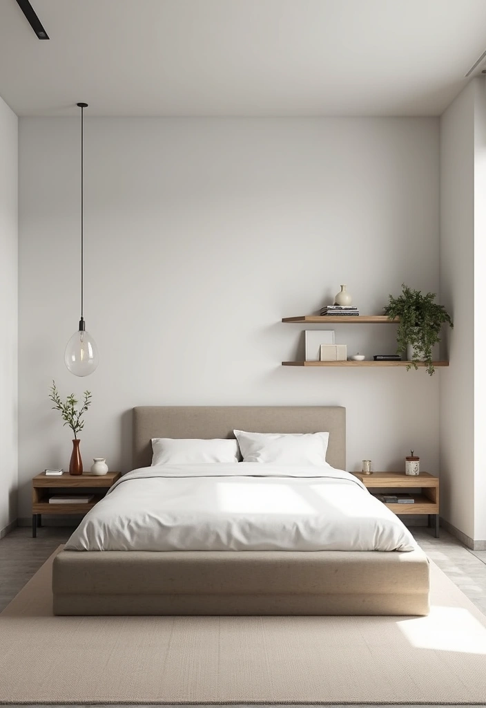 25 Queen Size Bedroom Ideas That Feel Luxe & Spacious - 4. Minimalist Furniture