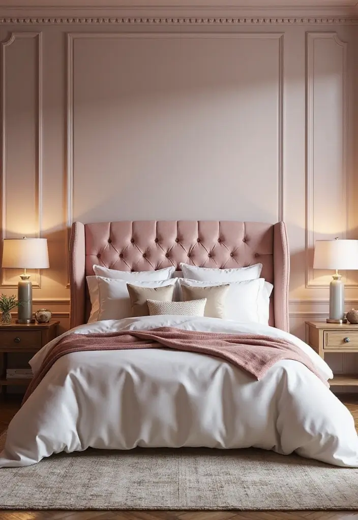 25 Upholstered Beds Bedroom Ideas That Feel Luxe and Cozy - 3. Tufted Headboard Charm