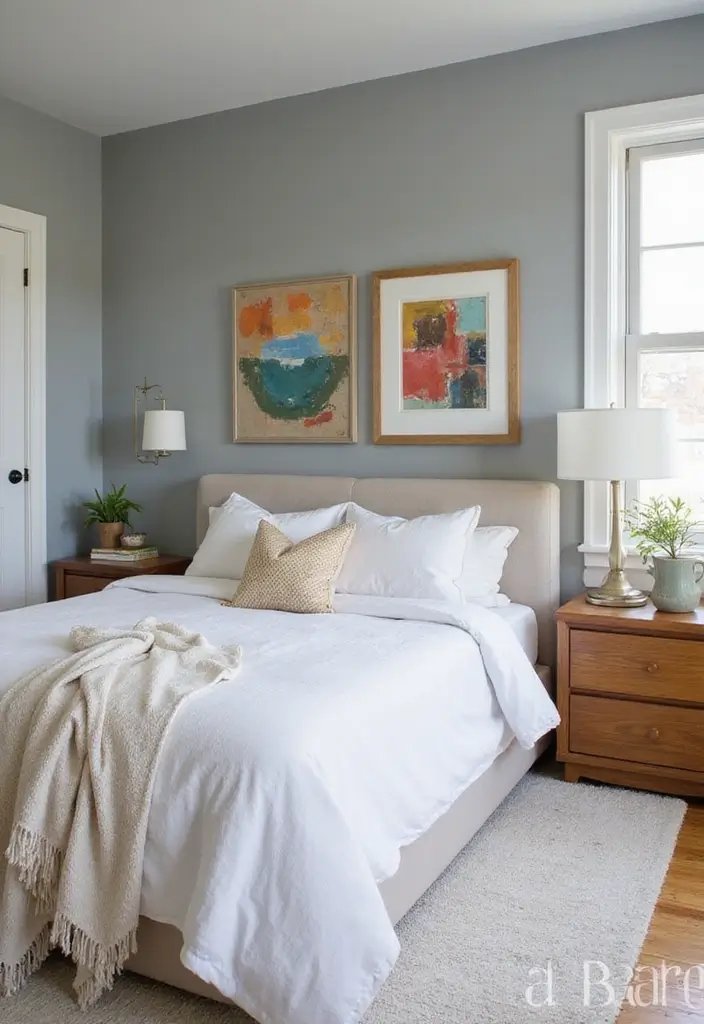 26 Aesthetic Room Color Ideas Bedroom That Make Your Space Feel Dreamy - 14. Soft Gray
