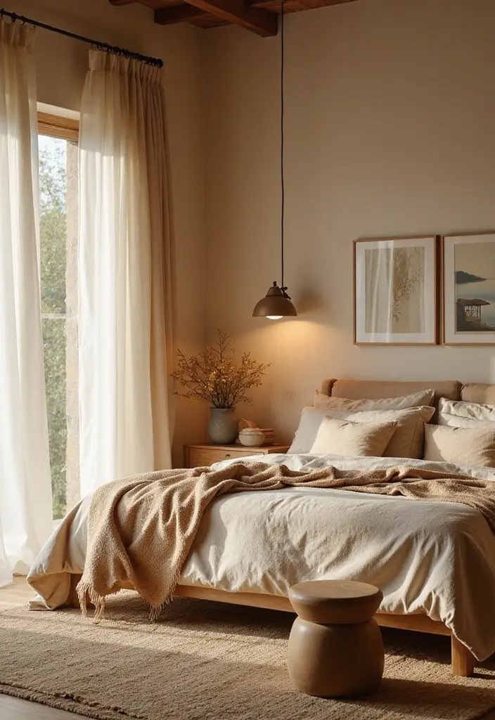 26 Aesthetic Room Color Ideas Bedroom That Make Your Space Feel Dreamy - 21. Honey Brown