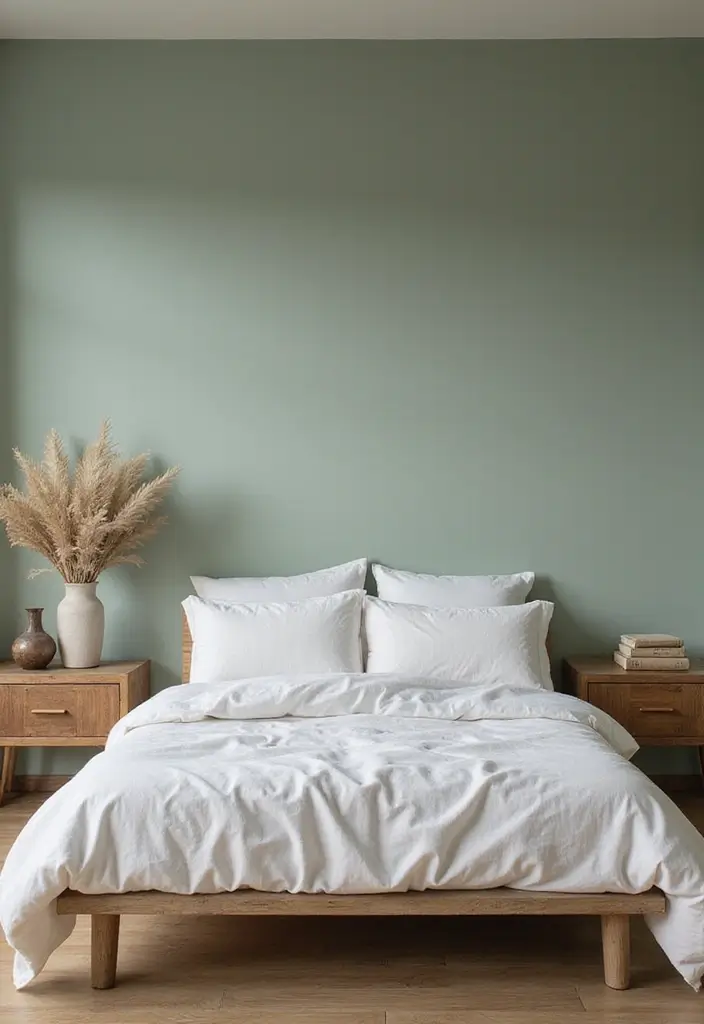 26 Aesthetic Room Color Ideas Bedroom That Make Your Space Feel Dreamy - 9. Sage Green