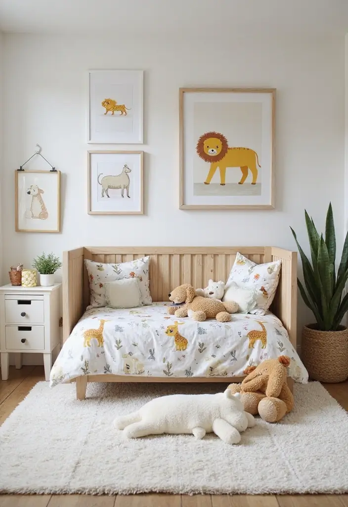 30 Baby Boys Bedroom Ideas That Are Cute, Calm & Cozy - 19. Animal Motifs