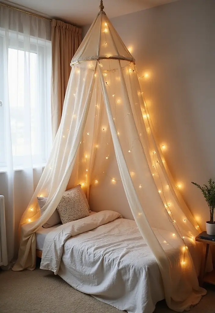 30 Baby Boys Bedroom Ideas That Are Cute, Calm & Cozy - 24. Playful Canopy Bed