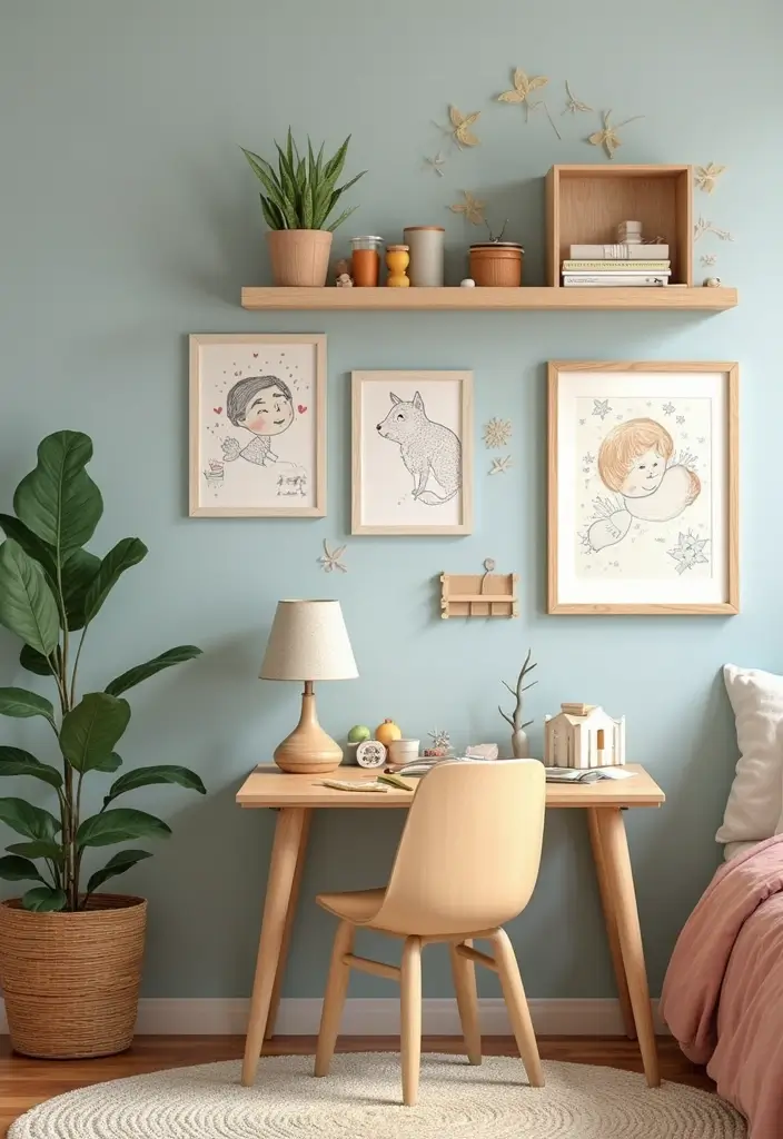 30 Baby Boys Bedroom Ideas That Are Cute, Calm & Cozy - 29. Art and Craft Corner