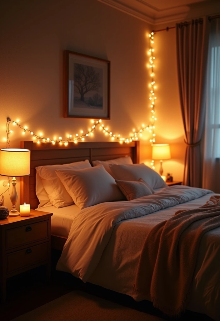 30 Bedroom Decor Ideas for Couples That Spark Instant Romance - 1. Soft, Ambient Lighting