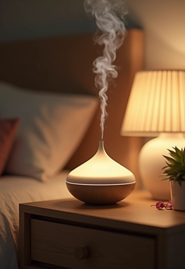 30 Bedroom Decor Ideas for Couples That Spark Instant Romance - 14. Romantic Scent Diffusers