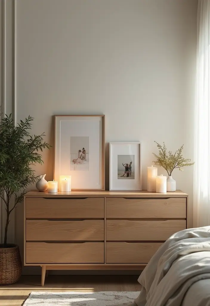 30 Bedroom Decor Ideas for Couples That Spark Instant Romance - 16. Elegant Dresser Decor
