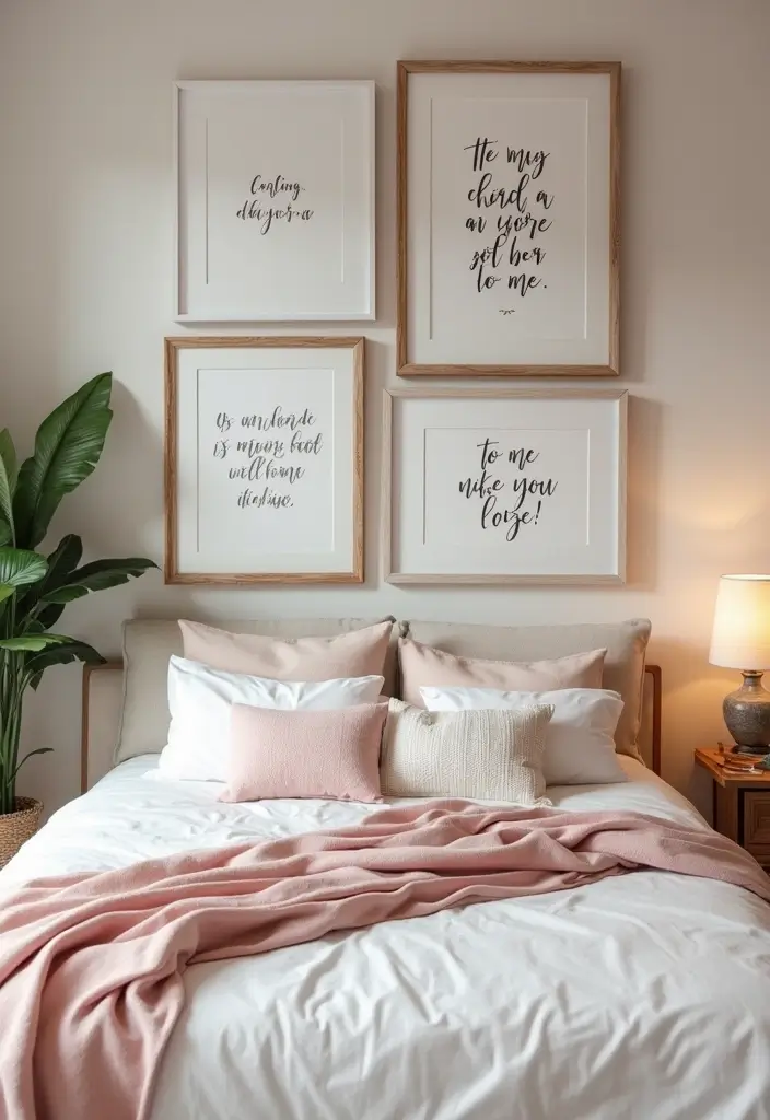 30 Bedroom Decor Ideas for Couples That Spark Instant Romance - 22. Impressive Love Quotes