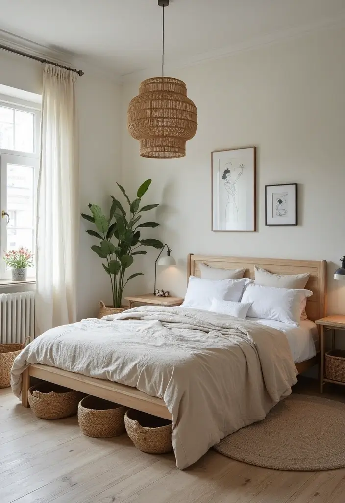 30 Bedroom Decor Ideas for Couples That Spark Instant Romance - 29. Creative Storage Solutions