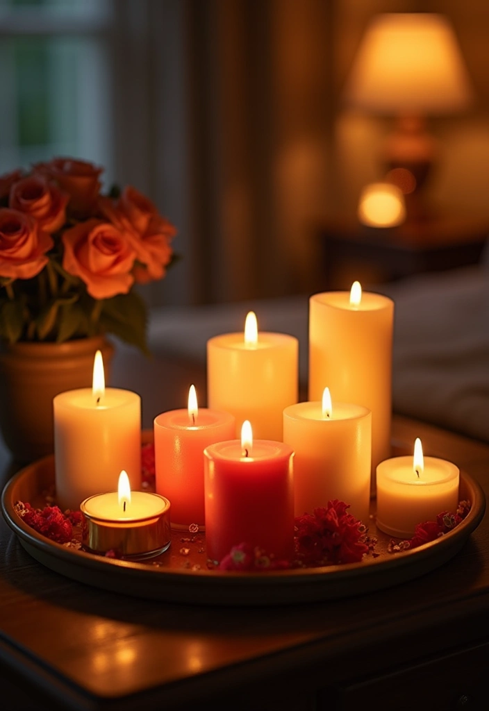 30 Bedroom Decor Ideas for Couples That Spark Instant Romance - 7. Scented Candles