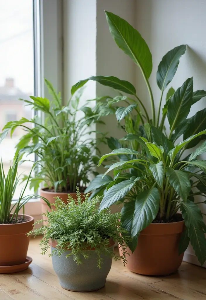 30 Bedroom Decor Ideas for Couples That Spark Instant Romance - 8. Earthy Indoor Plants