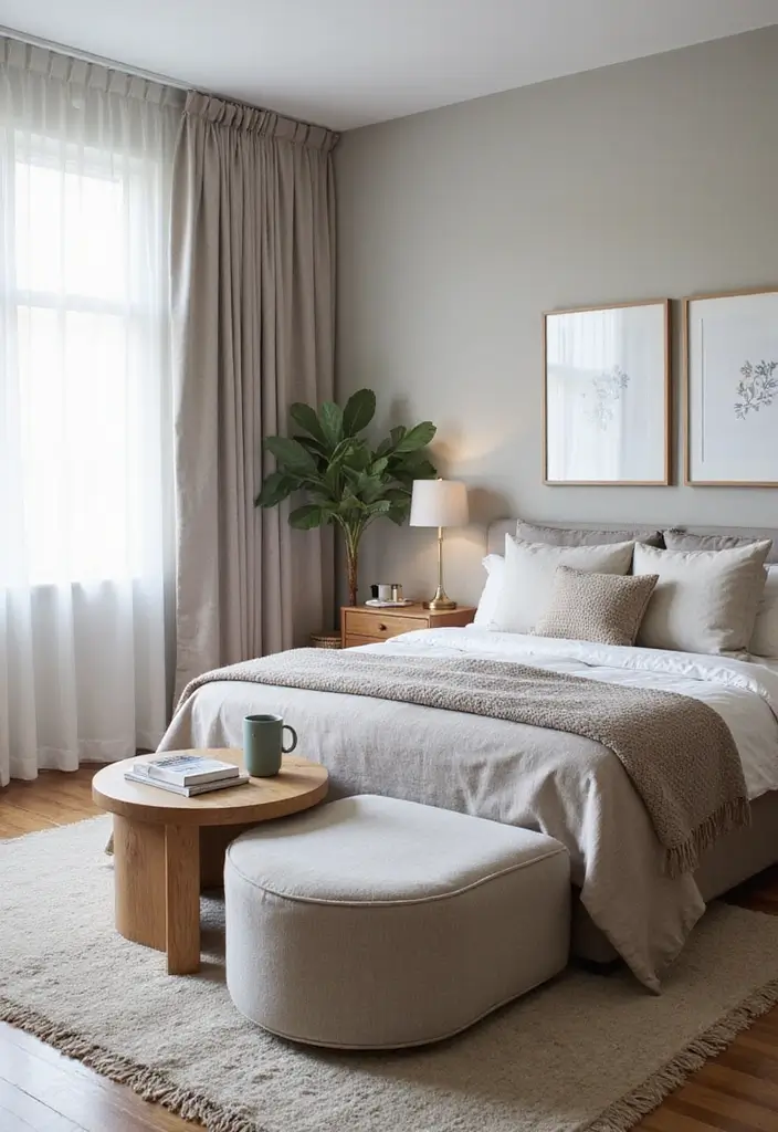 30 Bedroom Ideas with TV That Balance Relaxation & Design - 13. Multi-Purpose Furniture