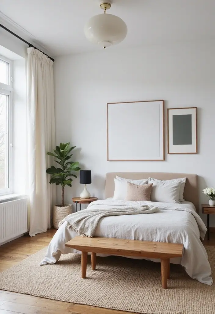 30 Beige Aesthetic Bedroom Ideas That Feel Calm & Minimalist - 22. Simplicity in Decor