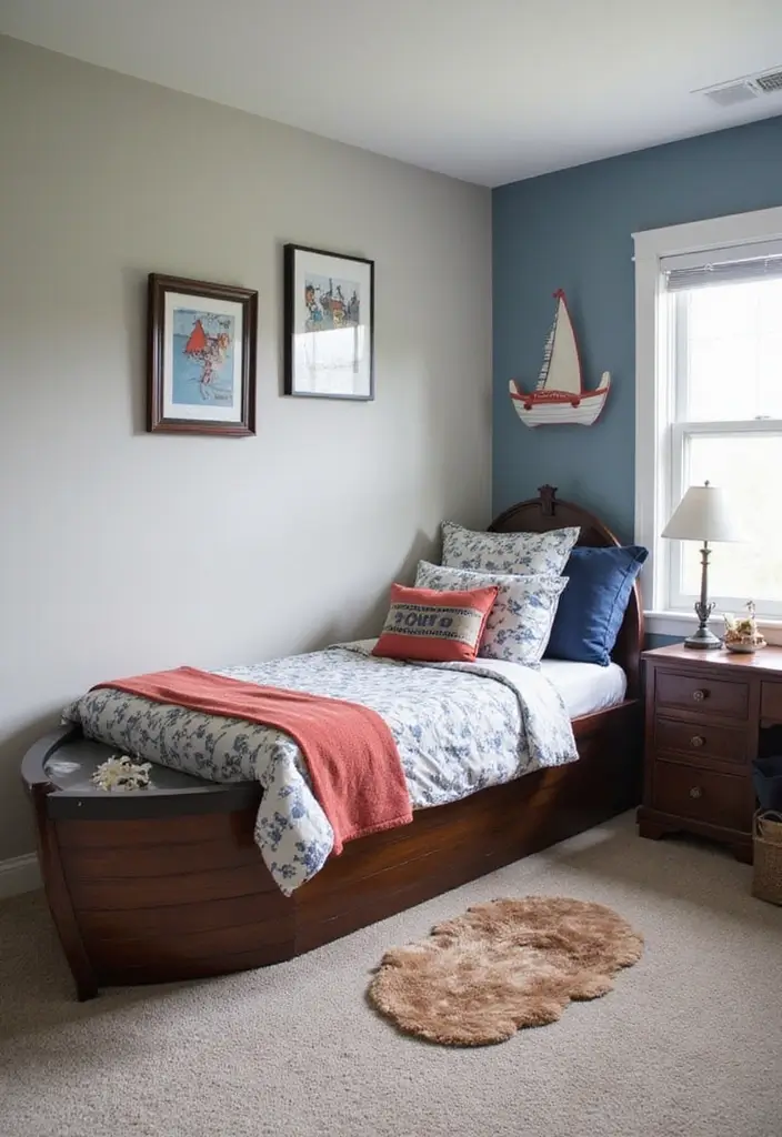 30 Blue Bedroom Ideas for Boys That Are Cool and Timeless - 14. Customized Furniture