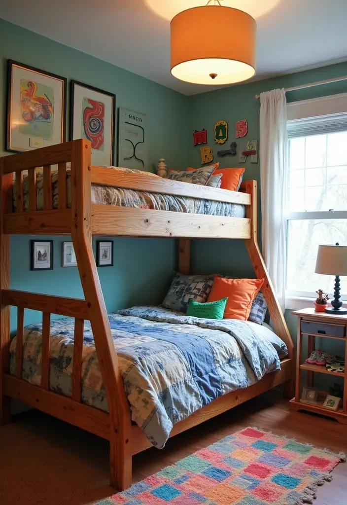 30 Boys Bedroom Ideas with Bunk Beds That Save Space in Style - 10. Personalized Bunk Beds