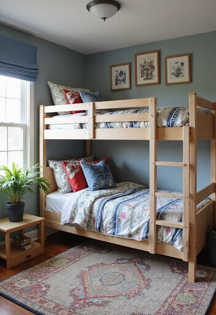 30 Boys Bedroom Ideas with Bunk Beds That Save Space in Style - 26. Themed Color Palettes