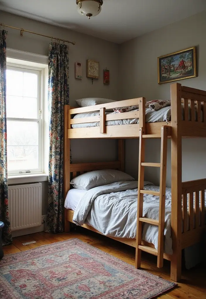 30 Boys Bedroom Ideas with Bunk Beds That Save Space in Style - 30. Creative Use of Fabrics