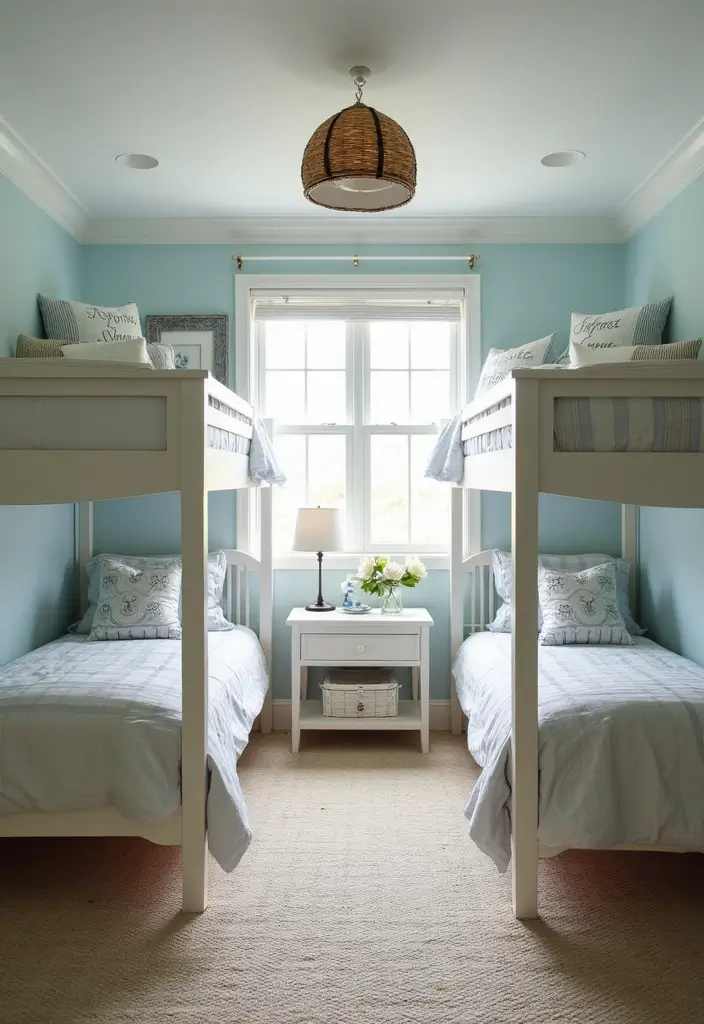 30 Boys Bedroom Ideas with Bunk Beds That Save Space in Style - 7. Nautical-Themed Bunk Beds