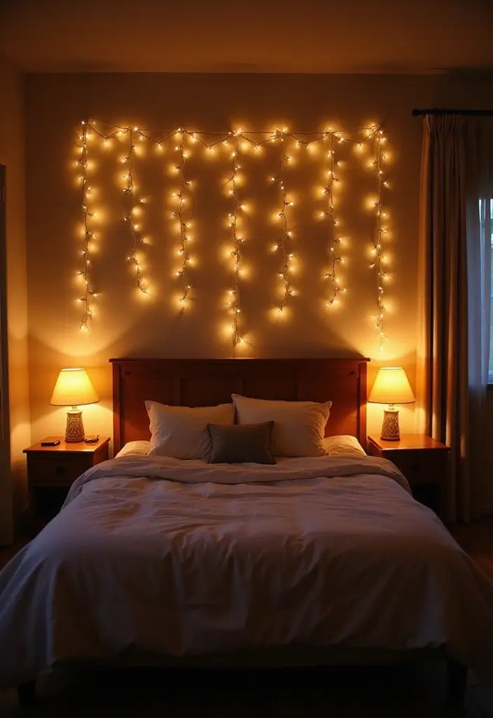 30 Cute Bedroom Ideas Aesthetic That Feel Perfect - 10. Soft Lighting Solutions