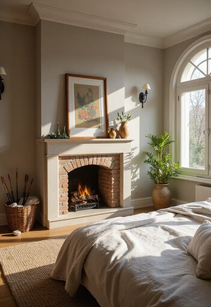 30 Fireplace in Bedroom Ideas That Add Warmth & Romance - 12. Fireplace with a View