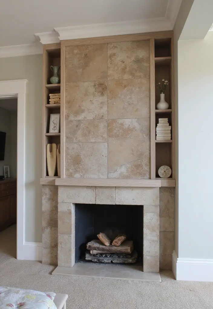 30 Fireplace in Bedroom Ideas That Add Warmth & Romance - 13. Custom Built-In Fireplace