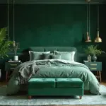 30 Green Velvet Bedroom Ideas That Feel Luxurious and Bold