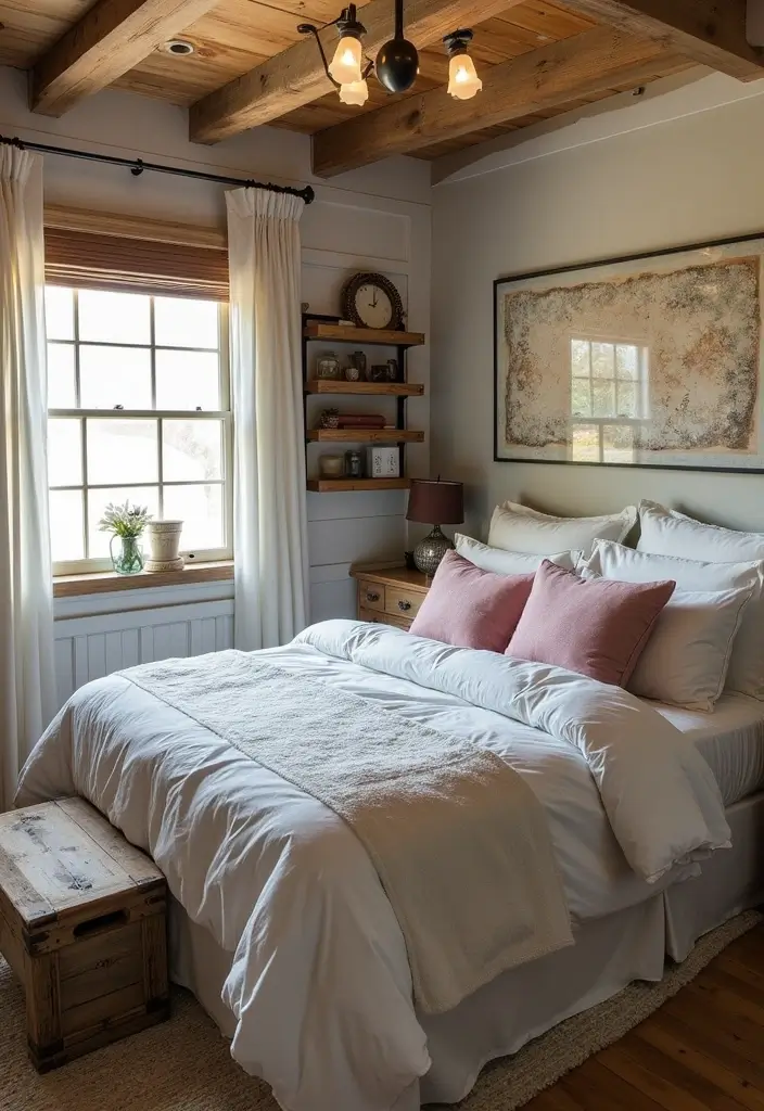 30 Preteen Boys Bedroom Ideas That Balance Fun & Function - 12. Rustic Charm: A Farmhouse-Style Room