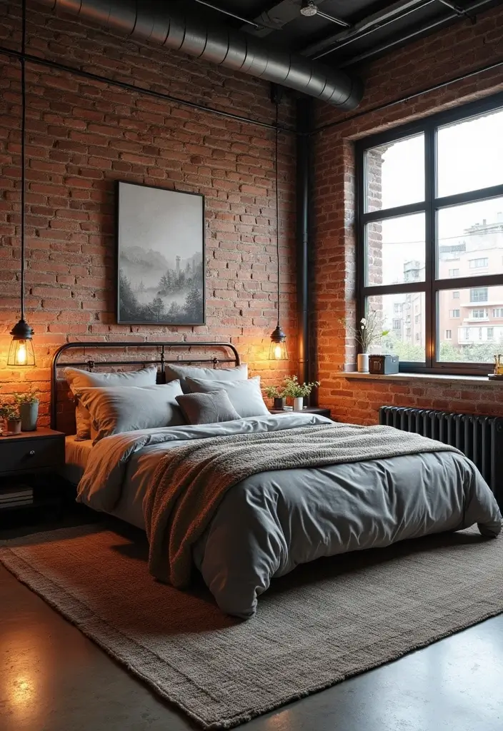 30 Preteen Boys Bedroom Ideas That Balance Fun & Function - 15. Industrial Edge: A Loft-Style Room