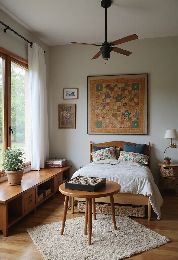 30 Preteen Boys Bedroom Ideas That Balance Fun & Function - 16. Fun & Games: A Board Game-Themed Room