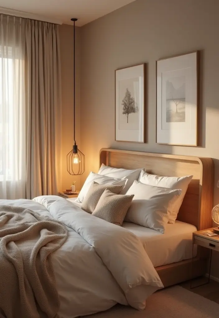 30 Preteen Boys Bedroom Ideas That Balance Fun & Function - 24. Cozy Retreat: A Hygge-Inspired Room