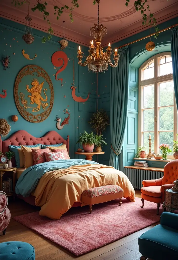 30 Preteen Boys Bedroom Ideas That Balance Fun & Function - 8. Whimsical Wonderland: A Fantasy-Themed Room