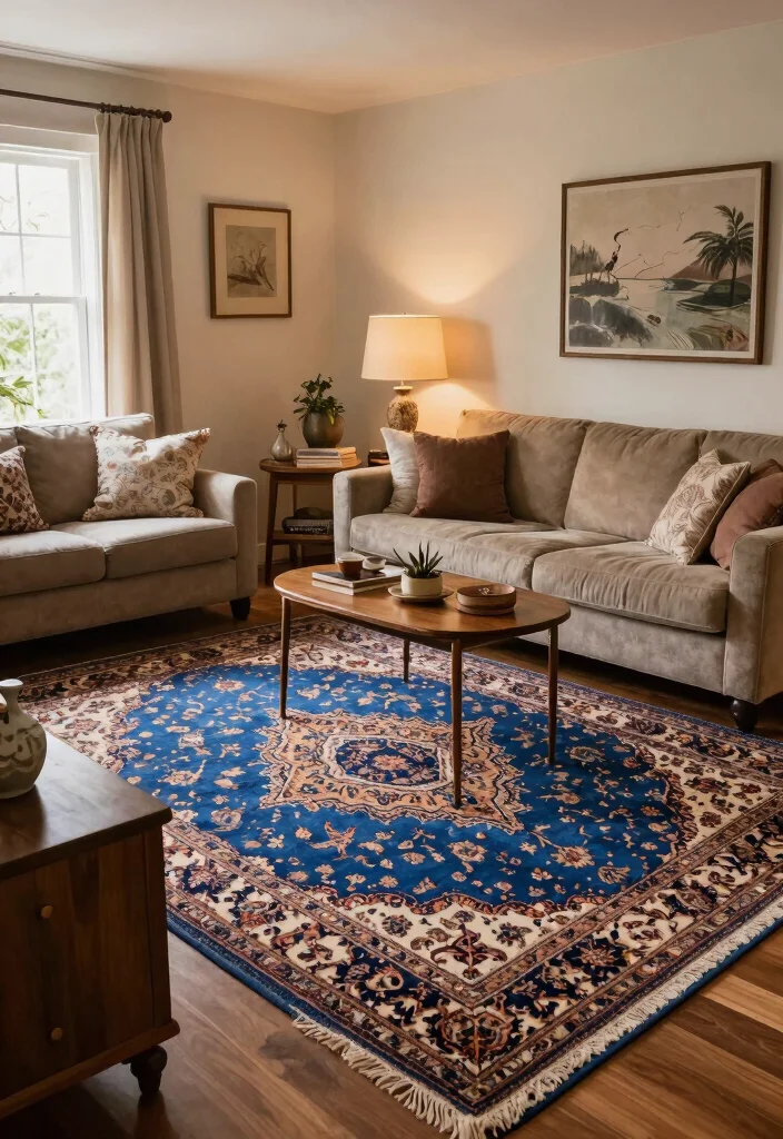 15 Blue Persian Rug Living Room Ideas Rich Classic Pattern - Conclusion 1