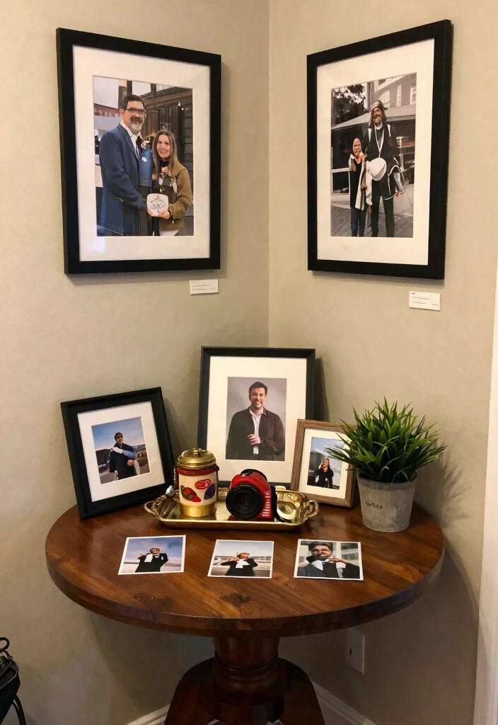 15 Corner Table Decor Living Room Ideas Small Styled Touch - 8. Personal Gallery 1