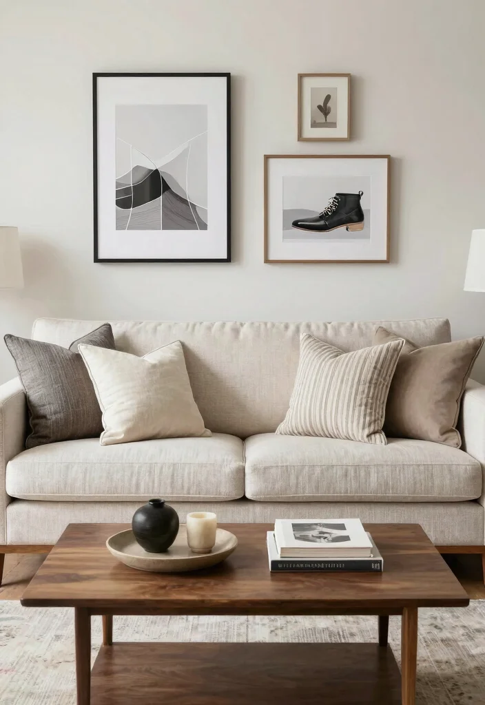 15 Light Couch Living Room Ideas for a Bright, Airy Look - 15. Stylish Accessories for Finishing Touches 1