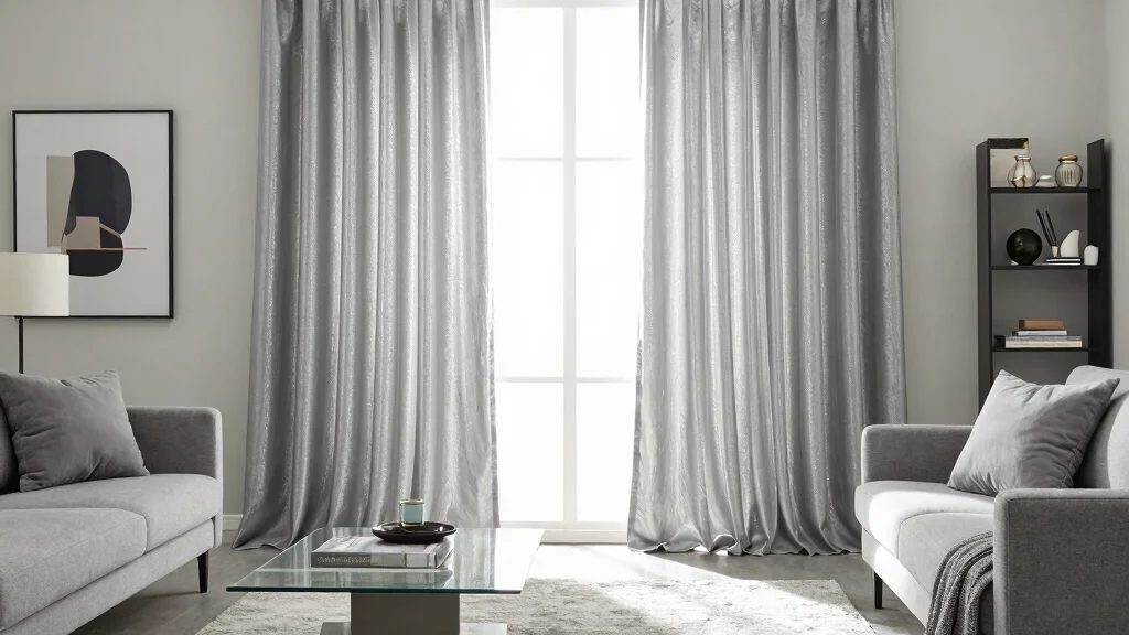 15 Silver Curtains Living Room Ideas: Subtle Glam Accent