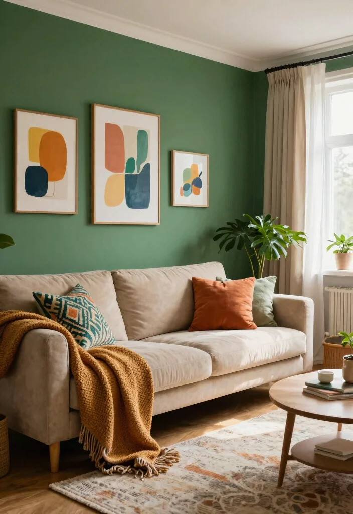 16 Afrohemian Decor Living Room Ideas Cultural Cozy Fusion - 1. Eclectic Color Palette 1