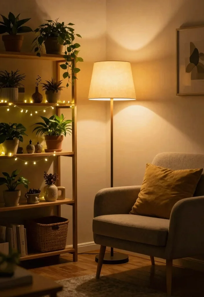 16 Afrohemian Decor Living Room Ideas Cultural Cozy Fusion - 7. Cozy Lighting Solutions 1