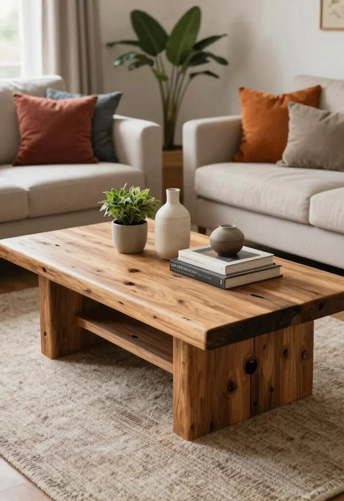 16 Coffee Table in Living Room Ideas Functional Centerpieces - 1. Eco-Friendly Coffee Tables 1