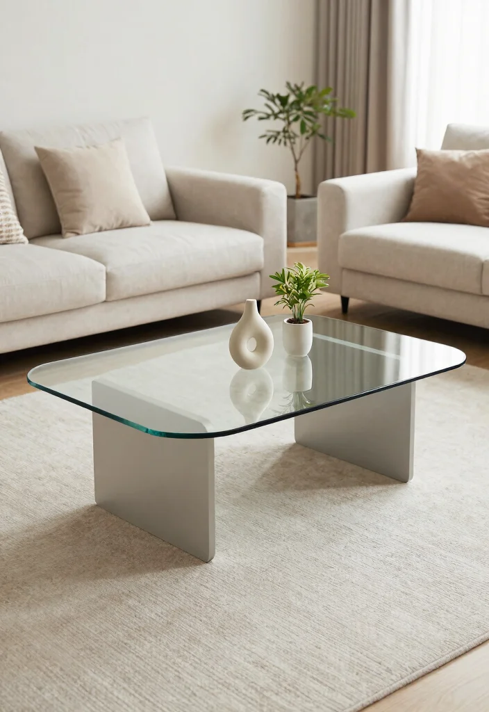 16 Coffee Table in Living Room Ideas Functional Centerpieces - 4. Minimalistic Designs 1